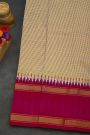 Ikat Silk Multi-Colour Saree With Multi-Coloured Checks Body