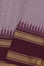 Ikat Silk Multi-Colour Saree With Multi-Coloured Checks Body