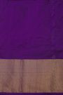 Ikat Silk Purple Saree With Florals And Buttis Body
