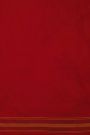 Ikat Silk Multi Colour Saree With Floral Motifs And Red Striped Border