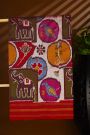 Ikat Silk Multi-Colour Saree With Florals And Animals In Ikat Design Body