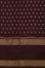 Ikat Silk Multi-Colour Saree With Temple Design In Body And Gap Border