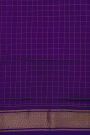 Ikat Silk Multi-Colour Saree With Diamonds And Zig-Zag Lines Border