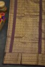Pochampally Ikat Silk Mustard Saree With Floral And Leaf Jaal Border