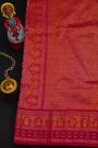 Fusion Silk Off White Saree With Kalamkari Patch Work Body