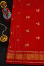Fusion Silk Off White Saree With Florals Patch Work Body