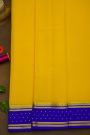 Mysore Silk Mustard Yellow Saree With Buttis Border