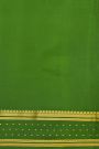 Mysore Crepe Purple Saree With Florals And Buttis Border