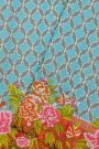 Fusion Ikat Silk Sky Blue Saree With Pochampally Weave Body