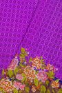 Fusion Ikat Silk Purple Saree With Pochampally Weave Body