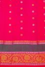 Gadwal Silk Multi Colour Saree With Checks And Floral Buttis Body