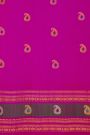 Gadwal Silk Cream Saree With Zari Lines And Paisleys Body