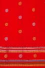 Gadwal Silk Cream Saree With Florals And Buttis Border