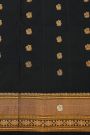 Gadwal Silk Dual Colour Saree With Florals And Buttis Border