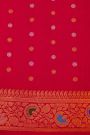 Gadwal Silk Grey Saree With Florals And Leaves In Ikat Print Body