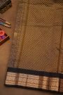Kuppadam Sico Yellow Saree With Florals And Paisley Buttis Body
