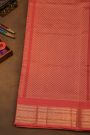 Kuppadam Sico Violet Saree With Florals And Leaves Border