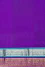 Kancheepuram Silk Rani Pink Saree With Florals And Animals Border
