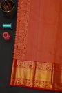 Kancheepuram Silk Red Saree With All Over Silver And Gold Zari Weaving Body