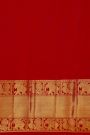Kancheepuram Silk Red Saree With All Over Silver And Gold Zari Weaving Body