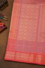 Kuppadam Sico Sky Blue Saree With Florals And Buttis In Checks Body