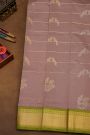 Kuppadam Sico Mauve Saree With Floral And Parrot Butti Body