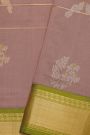 Kuppadam Sico Mauve Saree With Floral And Parrot Butti Body