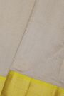 Kuppadam Sico Light Grey Saree With Floral And Buttis Checks Body