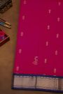 Kuppadam Sico Rani Pink Saree With Floral And Butti Body