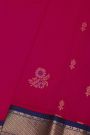 Kuppadam Sico Rani Pink Saree With Floral And Butti Body