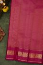 Kancheepuram Silk Mustard Yellow Saree With Zari Checks Florals And Peacock Buttis Body