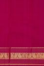 Kancheepuram Silk Mustard Yellow Saree With Zari Checks Florals And Peacock Buttis Body