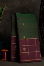 Kancheepuram Silk Bottle Green Saree With Floral And Elephant Buttis Body
