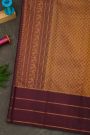 Kancheepuram Silk Bottle Green Saree With Floral And Elephant Buttis Body