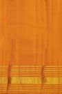 Kancheepuram Silk Mustard Saree With Vaira Oosi Floral And Gandaberunda Butti Body