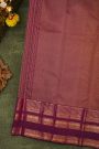 Kancheepuram Silk Pink Saree With Floral And Peacocks Buttis Body