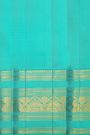 Kancheepuram Silk Dual Colour Saree With Floral And Peacock Border