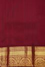 Kancheepuram Silk Sea Green Saree With Peacock Buttis In Zari Checks Body