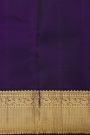 Kancheepuram Silk Parrot Green Saree With Zari Checks And Gandaberunda Buttis Body