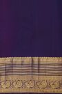 Kancheepuram Silk Lavender Saree With Floral And Peacock Buttis Body