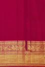 Kancheepuram Silk Pista Green Saree With Florals And Gandaberunda Buttis Body