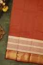 Kancheepuram Silk Red Saree With All Over Zari Weave Body