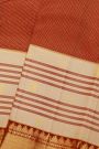 Kancheepuram Silk Red Saree With All Over Zari Weave Body