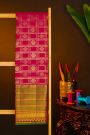 Kancheepuram Silk Pink Saree With Floral Buttis In Zari Checks Body