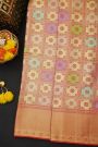 Kancheepuram Silk Multi Colour Saree With Rangkat Style Body