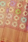 Kancheepuram Silk Multi Colour Saree With Rangkat Style Body