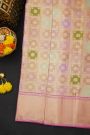 Kancheepuram Silk Multi Colour Saree With Rangkat Style Body