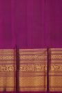 Kancheepuram Silk Bottle Green Saree With Florals And Buttis Body And Long Border