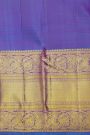 Kancheepuram Silk Peach Saree With Yalis And Peacocks With Diamonds Border