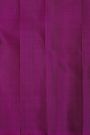 Kancheepuram Silk Bottle Green Saree With Floral Leaves And Temple Border